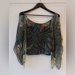 MaxMara Multicolor Tropical Patterned 2-Piece Dress